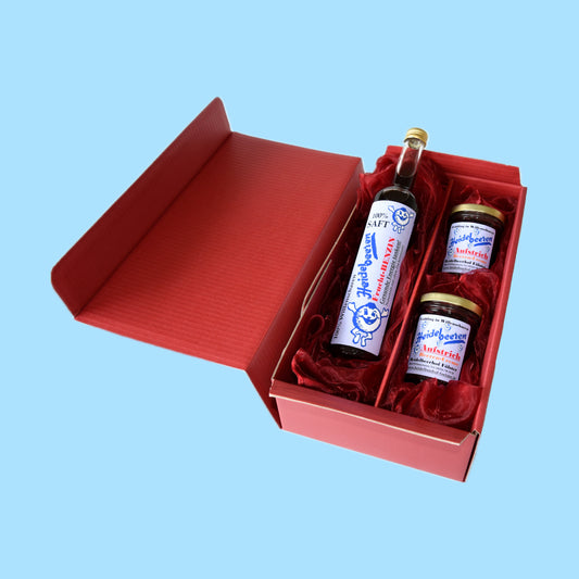 Geschenkbox (Saft, 2x Aufstrich)